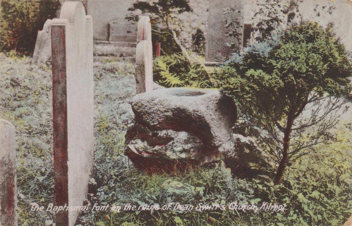 Carrickfergus History - Bullaun Stone Kilroot